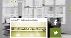 Desktop Screenshot of markengold.de